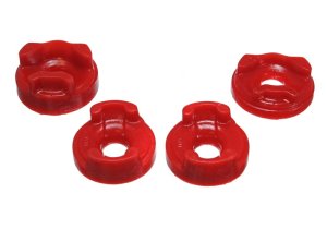 Toyota Matrix Motor Mount Insert Set - Front and Rear - Energy Suspension - Hyper-Flex Performance Polyurethane - Red - `03-`06